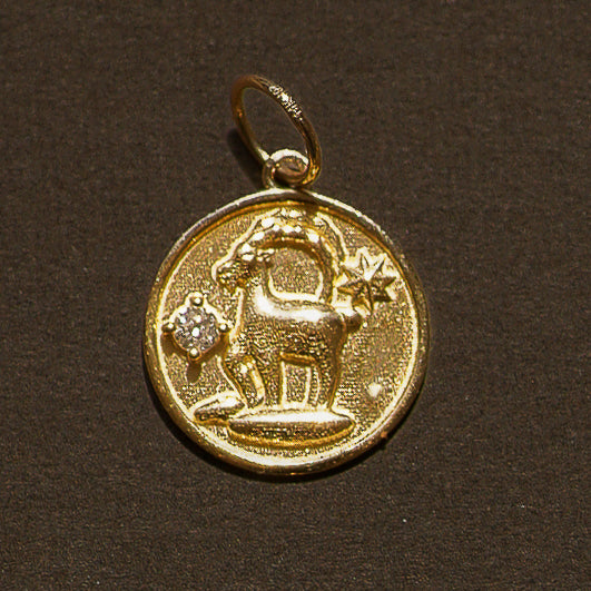 Diamond Zodiac Pendant