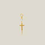 Stone & Cross Charm - Anygolds