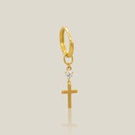 Stone & Cross Charm - Anygolds