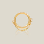 Chain Ring Septum Hoop - Anygolds