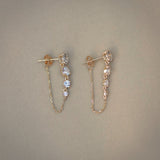 Cascade Chain Drop Earrings