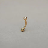 Plain Ball Curved Barbell - 14G - Anygolds