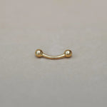 Plain Ball Curved Barbell - 14G - Anygolds
