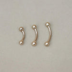 Plain Ball Curved Barbell - Anygolds