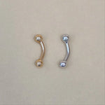 Plain Ball Curved Barbell - Anygolds