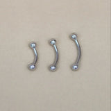 Plain Ball Curved Barbell - Anygolds
