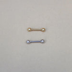 Plain Ball Straight Barbell & Stud - Anygolds
