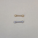 Plain Ball Straight Barbell & Stud - Anygolds