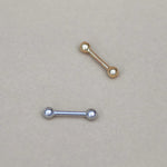 Plain Ball Straight Barbell & Stud - Anygolds