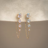 Cascade Chain Drop Earrings