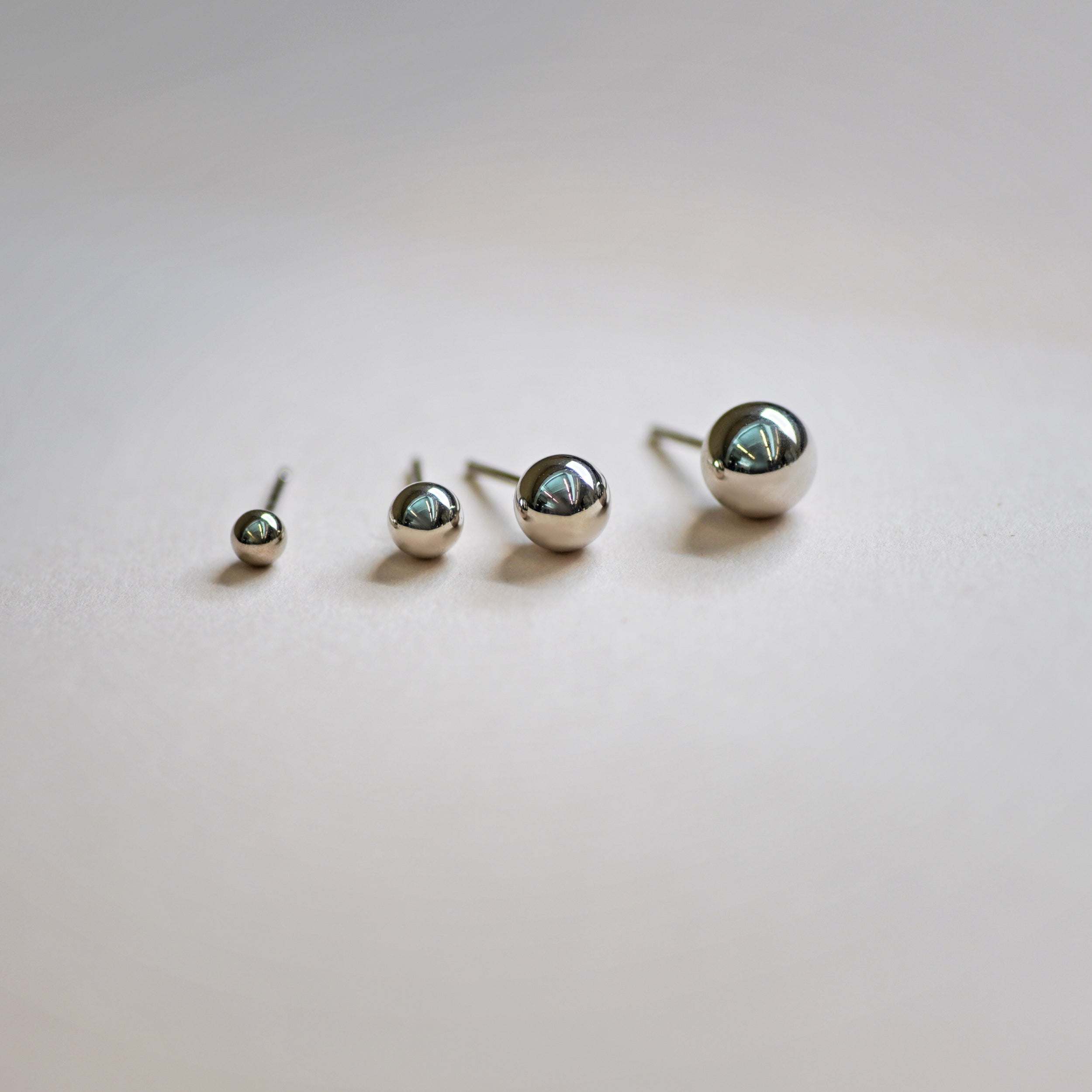 Sphere Ball Stud Earrings