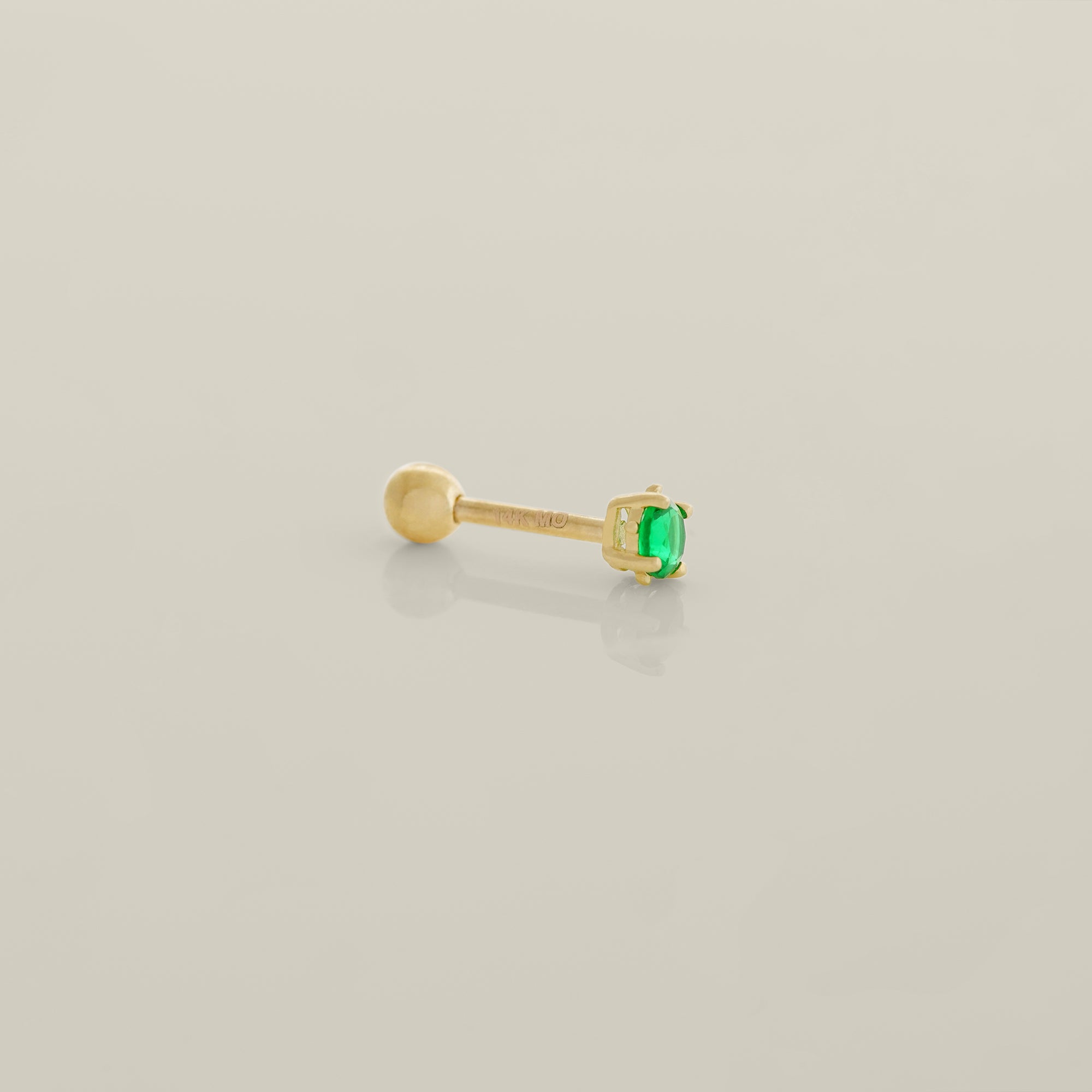 Birthstone Stud - Ruby, Emerald, Sapphire - Anygolds