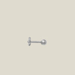 14K Solid Gold Mini Daisy Flower Stud (Internal | External) – Anygolds