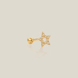 CZ Star Stud - Anygolds