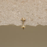 Double Star Drop Stud