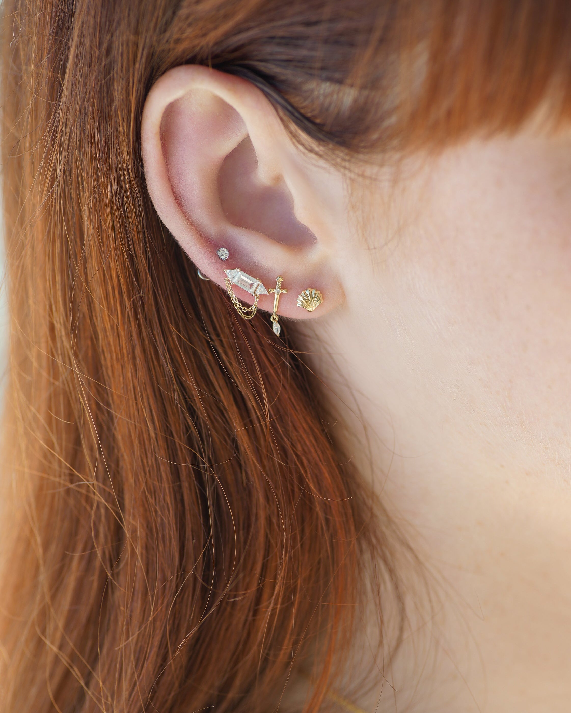 14K SOLID GOLD STAPLES