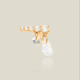 Cascading Drop Bar Stud