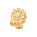 14K Solid Gold Cubic Zirconia Ear Piercings