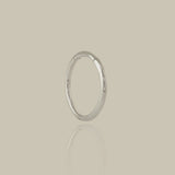 14K Solid Gold Plain Seamless Clicker Hoop Ring - 16G, 18G – Anygolds