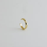 Diamond-Cut Gold Ear Cuff