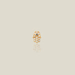 Sapphire Hamsa Stud - Anygolds