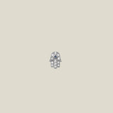 Sapphire Hamsa Stud - Anygolds