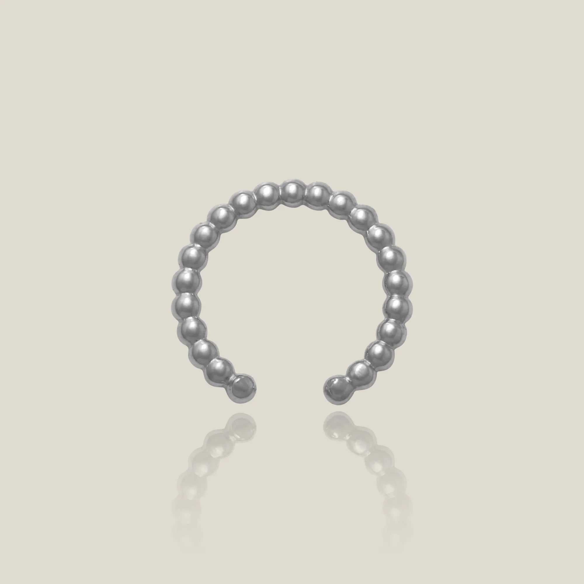Beaded Gold Ear Cuff - Anygolds