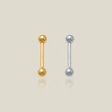 Plain Ball Straight Barbell - Anygolds