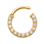 CZ Eternity Hoop - Anygolds