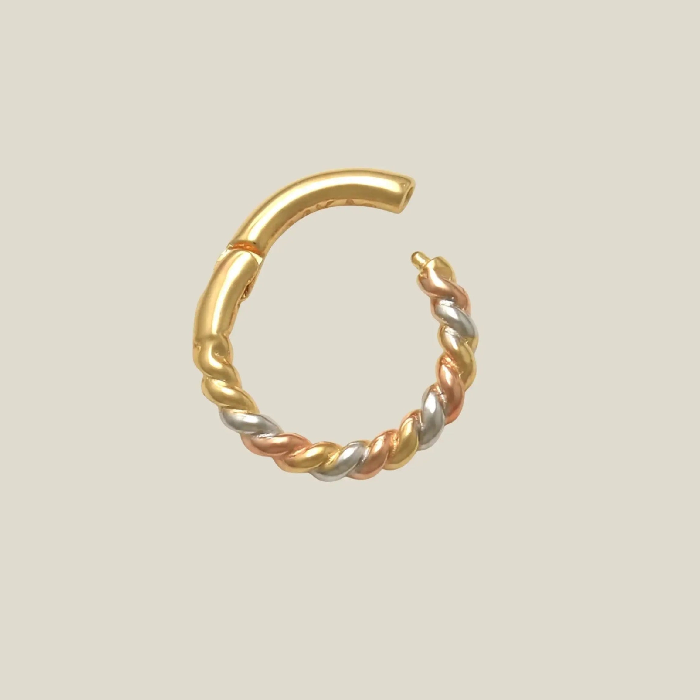 Twisted Rope Hoop - Anygolds