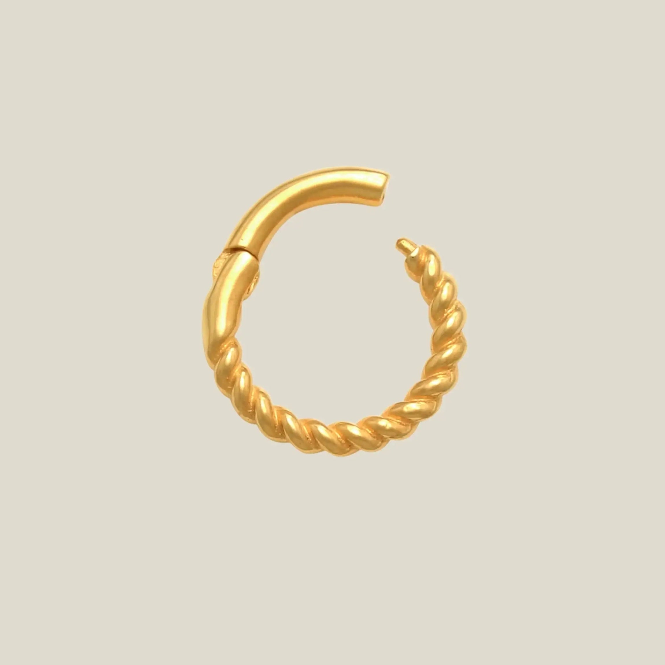 Twisted Rope Hoop - Anygolds
