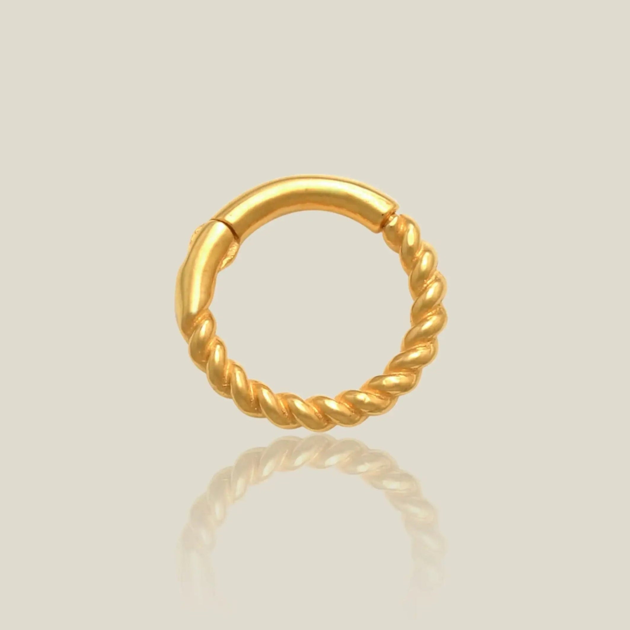 Twisted Rope Hoop - Anygolds