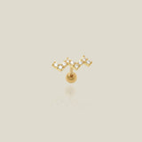 Eternity CZ Zig-Zag Stud - Anygolds