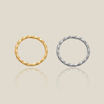 Twisted Thin Hoop - Anygolds