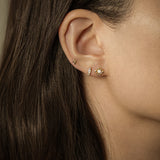 Ornate Marquise Stud