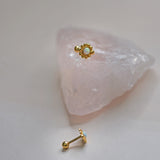 Opal Flower Stud - Anygolds