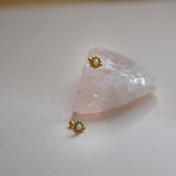 Opal Flower Stud - Anygolds