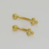 Trinity Floral Curved Barbell