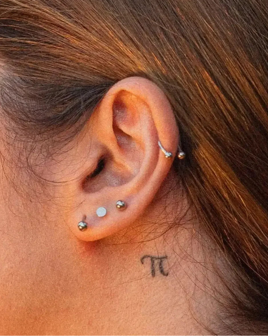 14K Solid Gold Plain Horseshoe Hoop – Anygolds