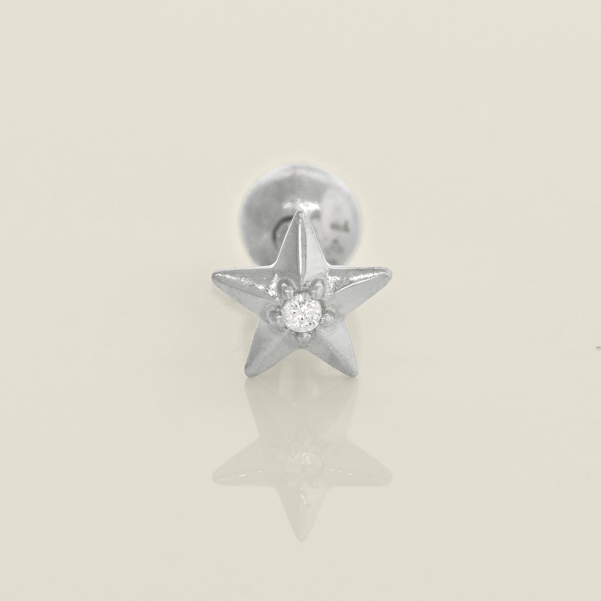 CZ Point Star Stud - Anygolds