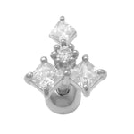 Mixed Shape CZ Stud - Anygolds