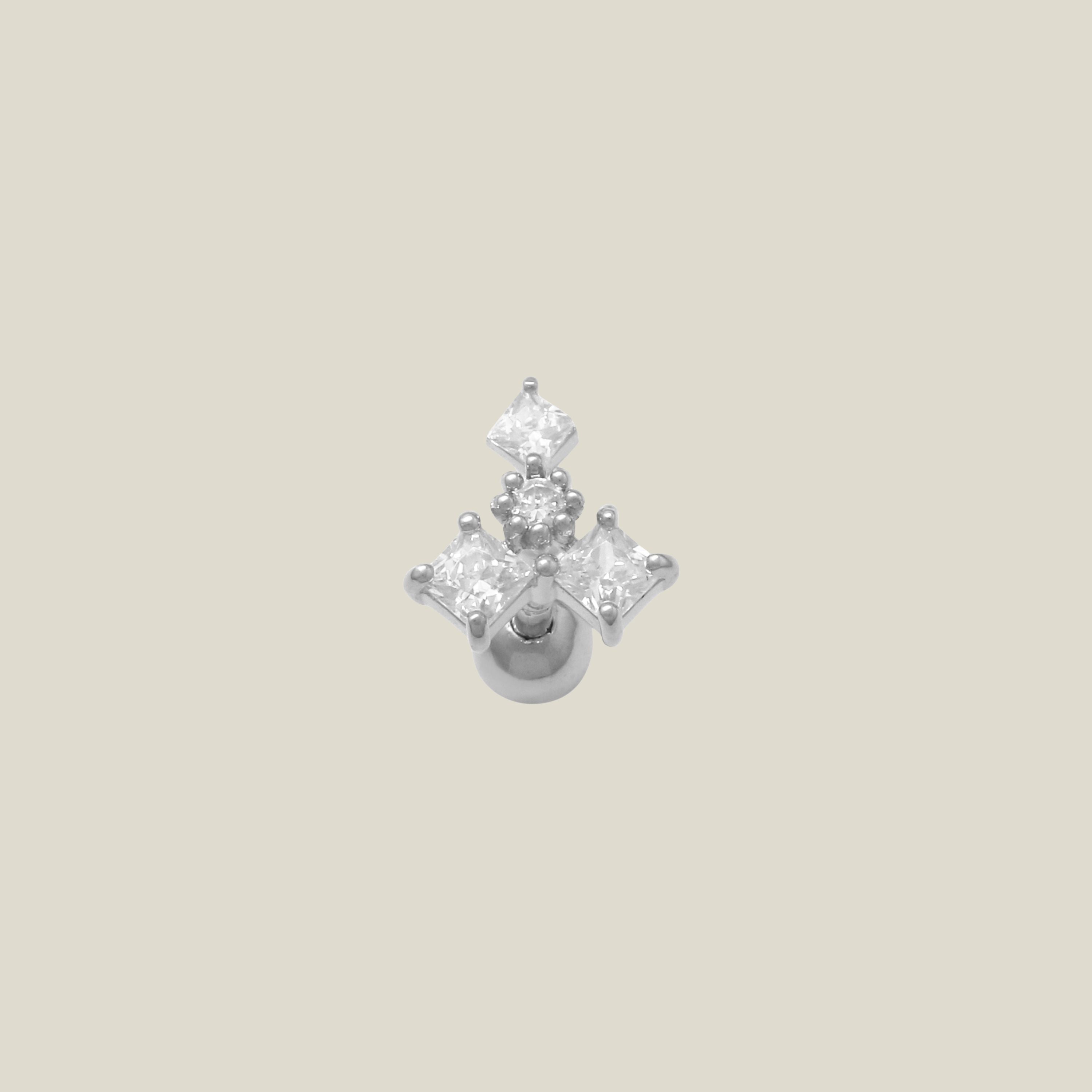 Mixed Shape CZ Stud