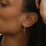 14K Solid Gold Zodiac Sign Stud – Anygolds