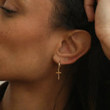 14K Solid Gold Zodiac Sign Stud – Anygolds