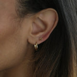 14K Solid Gold Zodiac Sign Stud – Anygolds