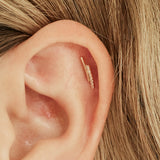 Curve Bar Ear Piercing