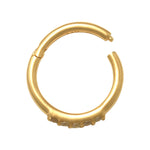 Diamond Prong Point Hoop - Anygolds