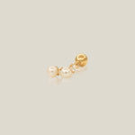 Double Pearl Stack Stud - Anygolds