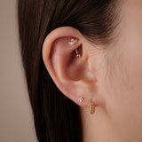 Lotus Flower Curved Barbell