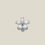 Medium CZ Flower Stud